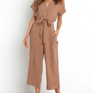 Petal and Pup ARCHIE JUMPSUIT - MOCHA